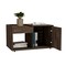 Tuhome Lyon Coffee Table, Single Door Cabinet, One Open Shelf, Dark Walnut MLC6707 - alternate 3